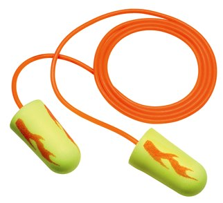 3M E-A-Rsoft Yellow Corded Ear Plugs - 3M311-1251