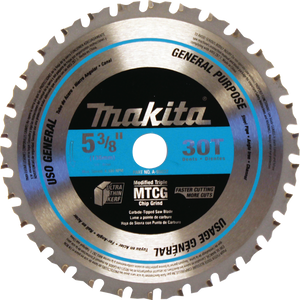 Makita 5-3/8" 30T Carbide Tipped Saw Blade (Metal/General Purpose) - A-95037