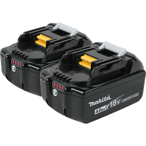 Makita 18V LXT? Lithium-Ion 4.0 Ah Battery, 2-Pack - BL1840B-2