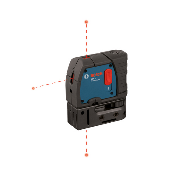 Bosch GPL 3 Self Leveling 3 Point Laser - GPL 3