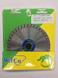 Wel-Co Dry Diamond Blade - 5" x 0.90"