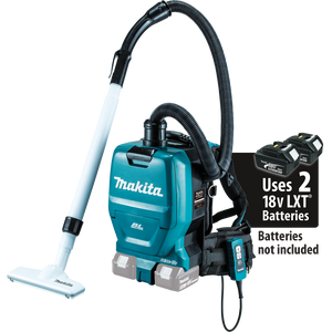 Makita 18 Volt X2 LXT Lithium-Ion (36V) Brushless Cordless 1/2 Gallon HEPA Filter Backpack Vacuum (Tool Only) - XCV05Z