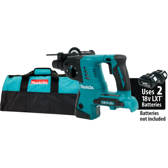 Makita 18V X2 LXT? Lithium-Ion (36V) Cordless 1 in. Rotary Hammer (Tool Only) - XRH05Z