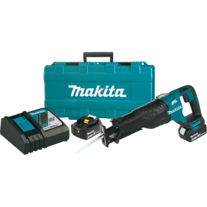 Makita 18 Volt LXT Lithium-Ion Brushless Cordless Recipro Saw Kit, 4.0 Ah - XRJ05M