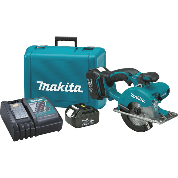 Makita 18V LXT Lithium-Ion Cordless 5-3/8 in. Metal Cutting Saw Kit - XSC01