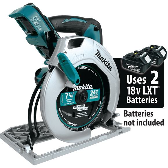 Makita 18V X2 LXT? Lithium-Ion (36V) Cordless 7-1/4 In. Circular Saw (Tool Only) - XSH01Z