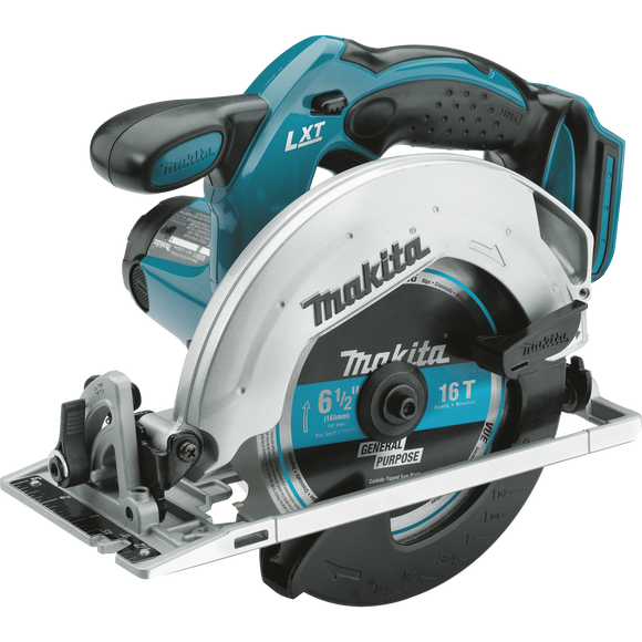 Makita 18 Volt LXT? Lithium-Ion Cordless 6-1/2 in. Circular Saw, Tool Only - XSS02Z