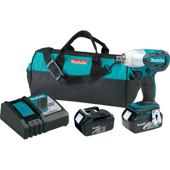 Makita 18V LXT? Lithium-Ion Cordless 1/2 In. Impact Wrench Kit - XWT05