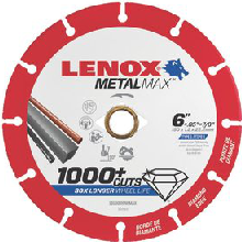 Lenox Metal Max 6" Cutting Disc - 1972923