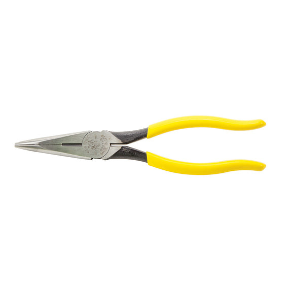 Klein 8'' Long Nose Pliers Side Cutting - D203-8